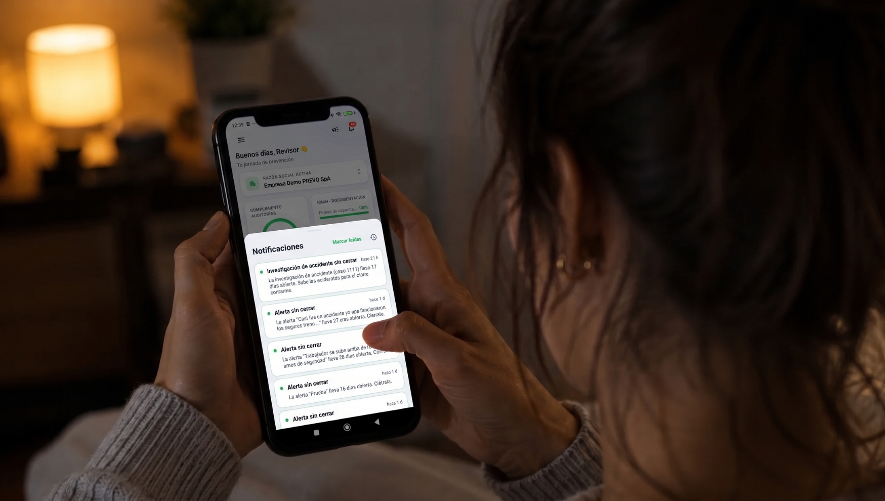PREVO Comunicados — mensajes internos a trabajadores con registro de recepción
